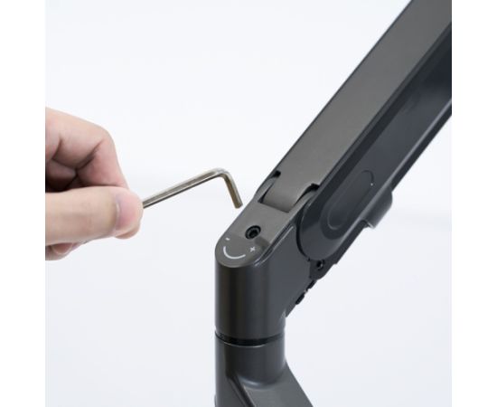 HAGOR HA gas lift arm Medium Dual, monitor holder (dark grey)