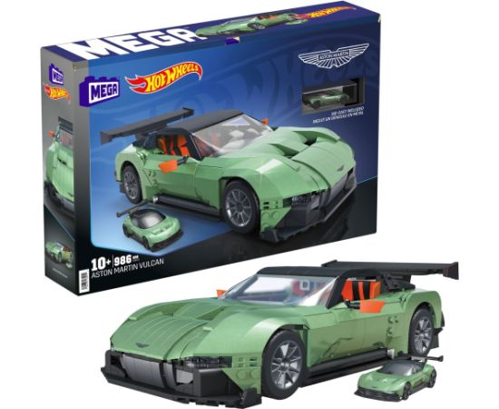 Mega Creative Mattel MEGA Hot Wheels Collector Aston Martin Vulcan Construction Toy (1:18 Scale)