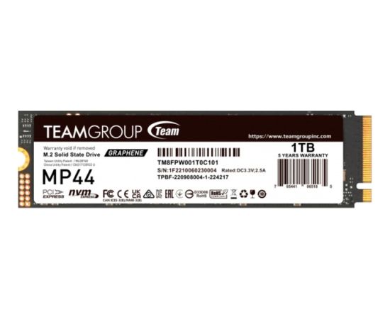 Team Group MP44 1TB, SSD (PCIe 4.0 x4, NVMe, M.2 2280)