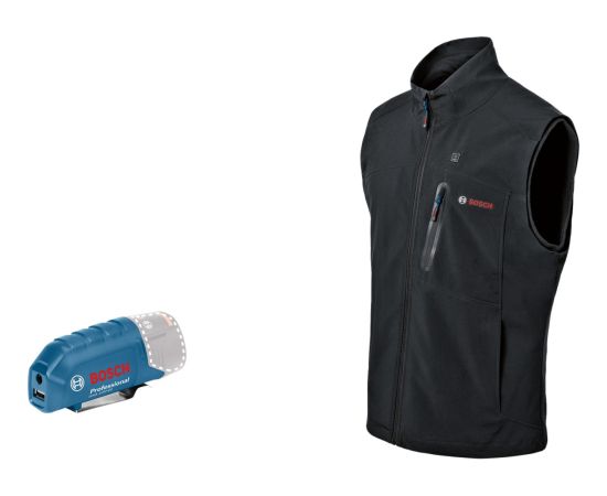 Bosch Heated Vest GHV 12+18V XA, XL, work clothing (black, without battery)