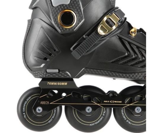 SLALOM SKATES NILS EXTREME NA20002 BLACK-GOLD SIZE. 38