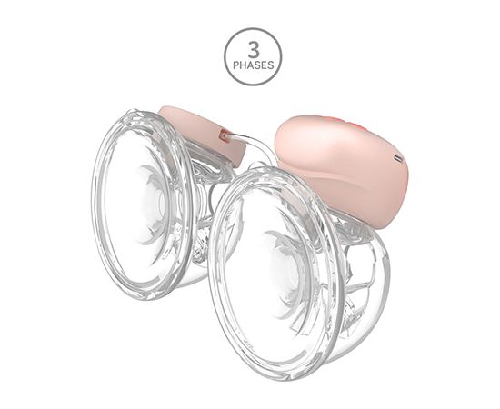 Piena atsūcējs TWINNY double hands free BabyOno 1002 [A]*