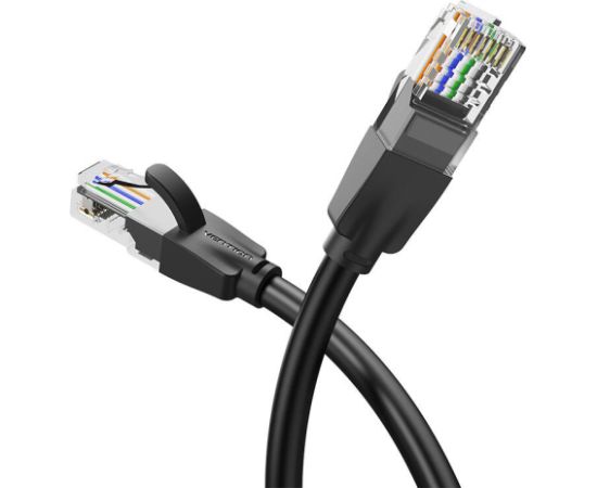 Kabel sieciowy UTP CAT6 Vention IBEBL RJ45 Ethernet 1000Mbps 10m czarny