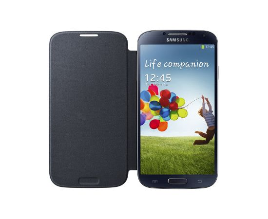 Samsung Flip EF-FI950BBEGWW Oriģināls grāmatveida maks priekš Samsung Galaxy I9500 S4 rozā