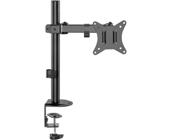 Maclean MC-753N LCD Monitor Desk Mount 17-32" 9kg VESA 75x75 100x100 Single Arm Extendable Adjustable