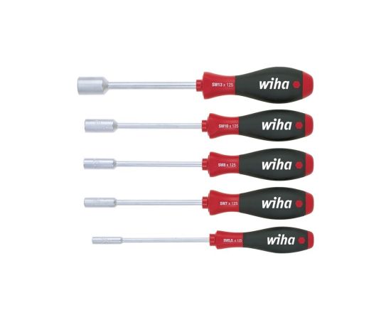 Skrūvgriežu komplekts Wiha SoftFinish; HEX 5,5-13 mm; 5 gab.