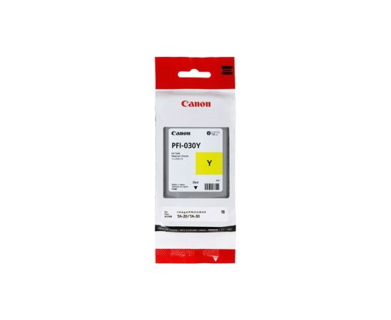 Canon PFI-030Y (3492C001) Ink Cartridge, Yellow