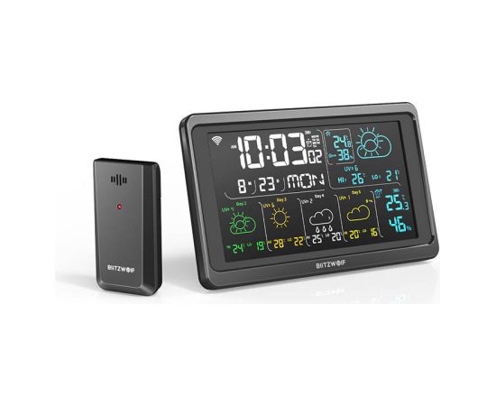 Smart Wi-Fi Weather Station Blitzwolf BW-WS04 (black)