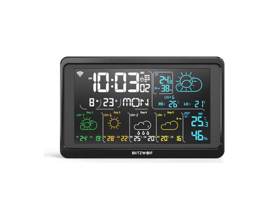 Smart Wi-Fi Weather Station Blitzwolf BW-WS04 (black)