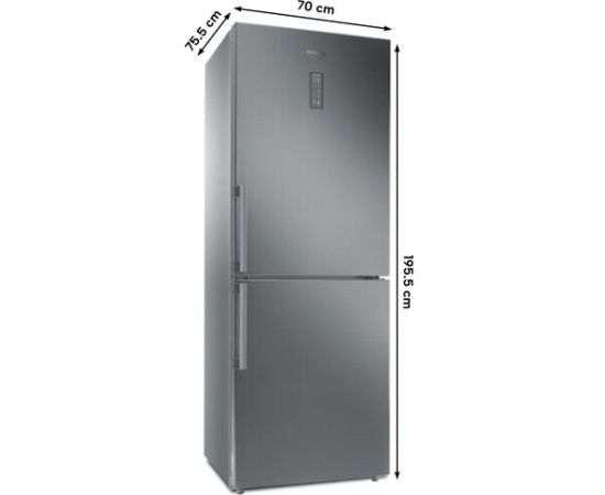 Refrigerator-freezer combination HOTPOINT HA70BE 973 X