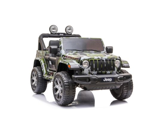 Lean Cars Electric Ride-On Car Jeep Wrangler Rubicon DK-JWR555 Camo