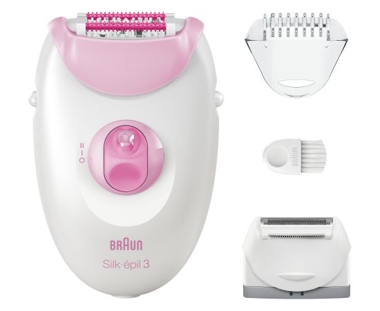 BRAUN SE3-031 Silk 3 epilators ar piederumiem