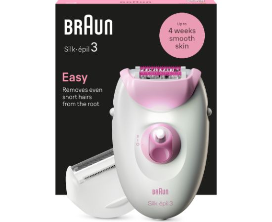 BRAUN SE3-031 Silk 3 epilators ar piederumiem