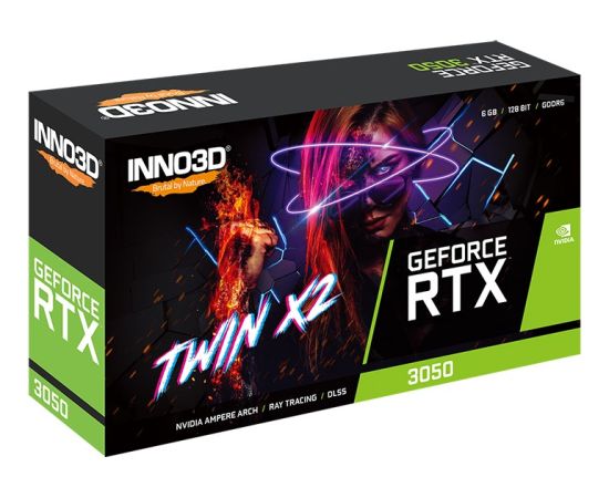 Inno3D GeForce RTX 3050 Twin X2 NVIDIA 6 GB GDDR6