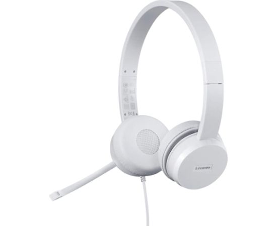 Słuchawki douszne z mikrofonem Lenovo 110, GXD1J77354, szare
