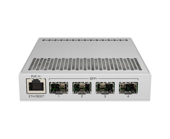Switch MIKROTIK 1x10Base-T / 100Base-TX / 1000Base-T 4xSFP+ PoE ports 1 CRS305-1G-4S+IN