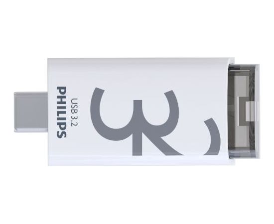 PHILIPS USB-C 3.2 Gen 1 Flash Drive Click Shadow Grey 32GB