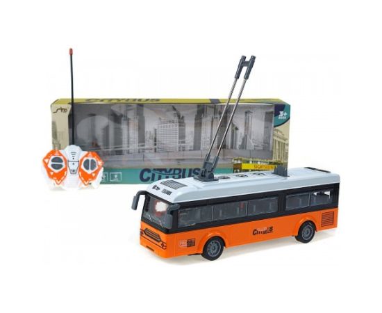 Adar Radio vadāmāis trolejbuss (4 funkcijas, gaisma) ar baterijām 28 cm 579347