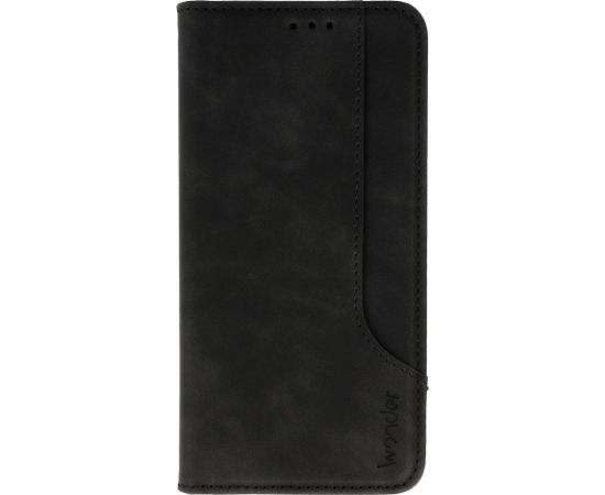 OEM Wonder Prime grāmatveida maks Xiaomi Redmi 12 melns Neoriģinālie Maciņi OEM Wonder Prime grāmatveida maks Xiaomi Redmi 12 melns Neoriģinālie Maciņi