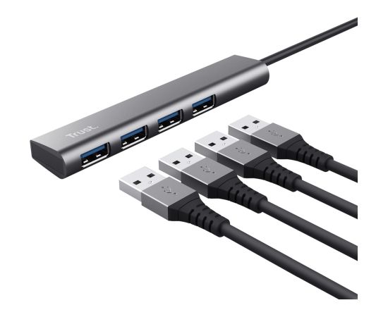 Trust Halyx USB 3.2 Gen 1 (3.1 Gen 1) Type-A 5 Mbit/s Black, Grey
