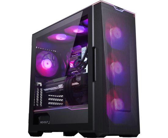 PHANTEKS Eclipse G500A D-RGB Midi-Tower, Tempered Glass - schwarz