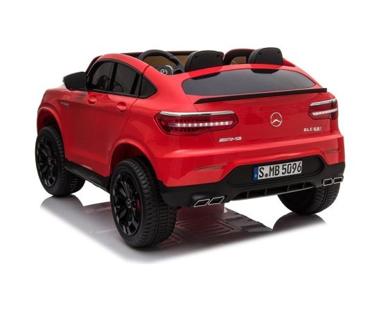 Lean Cars Electric Ride-On Car Mercedes GLC 63S QLS Red Painted