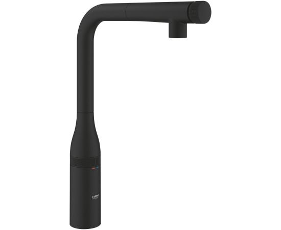 Grohe virtuves izlietnes maisītājs ar izvelkamu dušu Essence Smartcontrol, phantom black