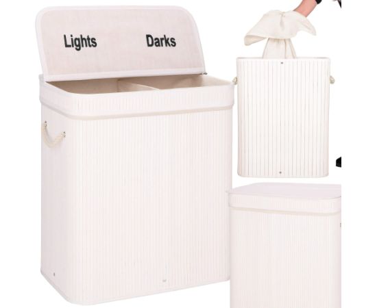 Bambusa veļas grozs Springos HA0160 100l