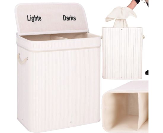 Bambusa veļas grozs Springos HA0160 100l