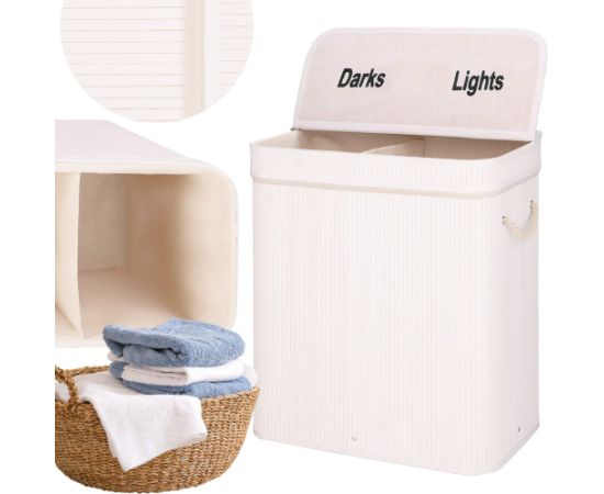 Bambusa veļas grozs Springos HA0160 100l