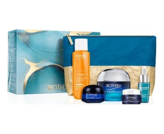 Biotherm BIOTHERM SET (BLUE THERAPY ACCELERATED CREAM 50ML+LIFE PLANKTON ELIXIR 7ML+BIOSOURCE TOTAL RENEW OIL 30ML+BT EYE 5ML+BT NIGHT 15ML+BAG)
