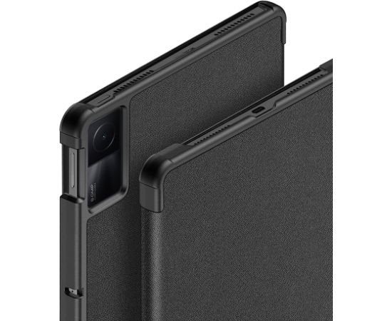 Dux Ducis Domo smart miega futrālis Xiaomi Redmi Pad SE 11" planšetdatoram - melns
