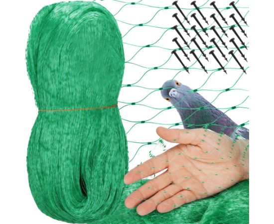 Сетка от птиц Springos AB0003 10х20м 20 якорей Защитная экипировка