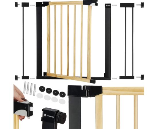 Лестничные защитные ворота Springos SG0012AB 75-103 см