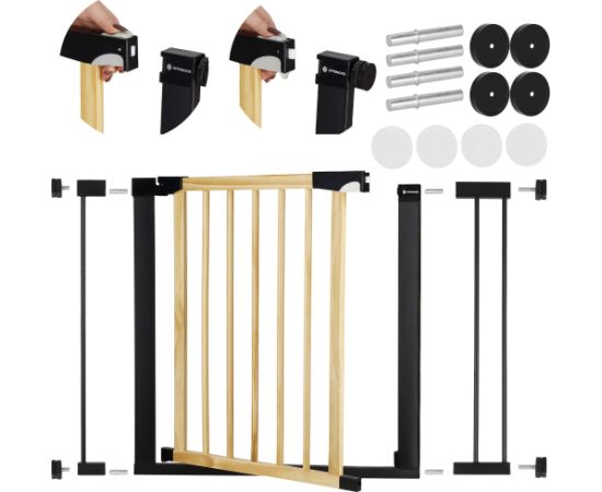 Лестничные защитные ворота Springos SG0012AB 75-103 см