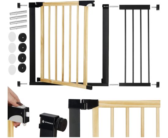 Kāpņu drošības vārti Springos SG0012C 75-110 cm