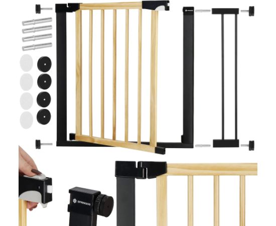 Kāpņu drošības vārti Springos SG0012B 75-96 cm