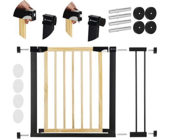 Kāpņu drošības vārti Springos SG0012B 75-96 cm