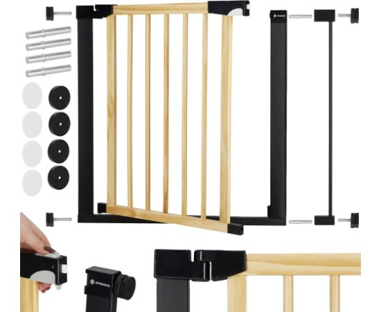 Kāpņu drošības vārti Springos SG0012A 75-89 cm