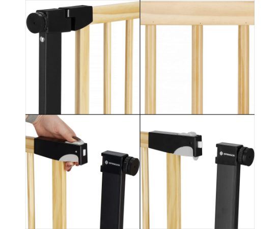 Kāpņu drošības vārti Springos SG0012A 75-89 cm