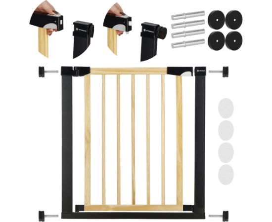 Лестничные защитные ворота Springos SG0012 75-82 см