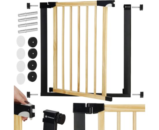 Лестничные защитные ворота Springos SG0012 75-82 см