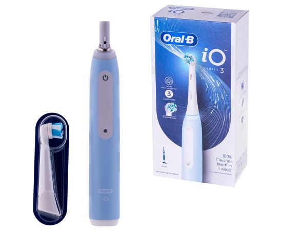 Braun Oral-B IOSERIES3ICE electric toothbrush Adult Rotating-oscillating toothbrush Blue