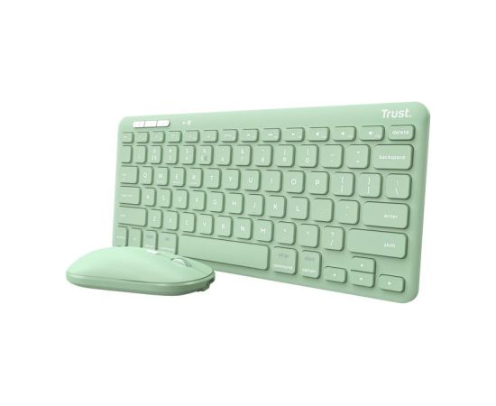 KEYBOARD +MOUSE WRL LYRA/GREEN 24942 TRUST
