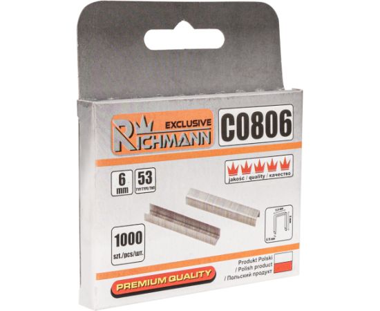 Skavas Richmann C0806; 11,4x6,0 mm; 1000 gab.; tips 53