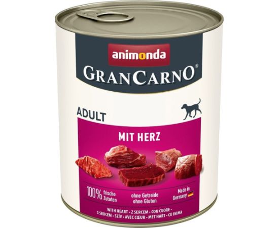 Animonda ANIMONDA GranCarno Adult Dog smak: z sercami 800g