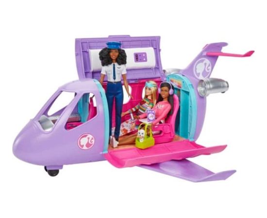 Lalka Barbie Mattel Barbie Lotnicza przygoda Samolot + Lalka HCD49