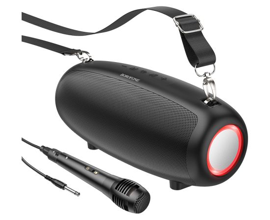 OEM Borofone Portatīvais Bluetooth skaļrunis BP13 Dazzling ar mikrofonu melns