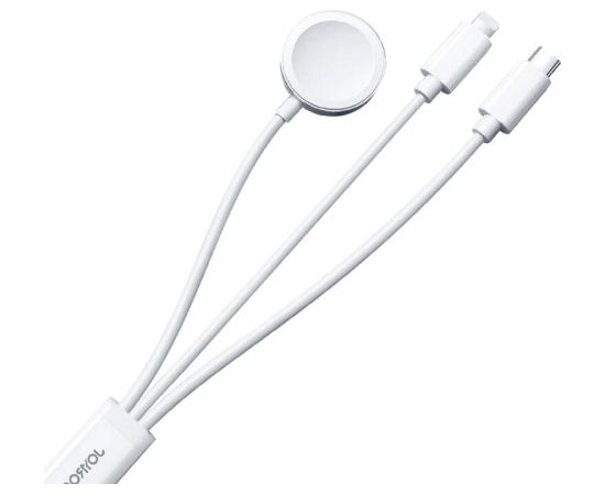 Apple Watch Magnetic Charger Joyroom S-IW008 Lightning + USB-C 5V 1.2m (White)