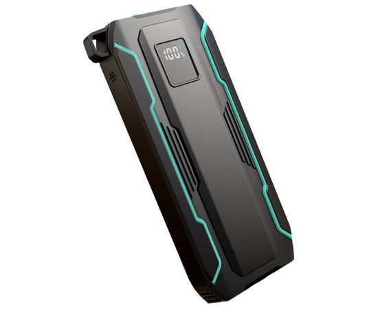 Powerbank Joyroom JR-L017 10000mAh, 22.5W, with Lightning + USB-C cable (black)
